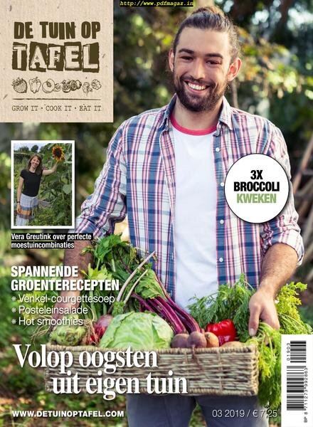 De Tuin op Tafel – juli 2019 Cover