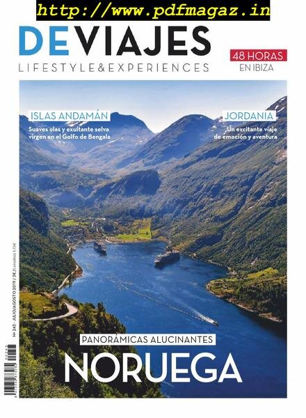De Viajes – julio 2019 Cover