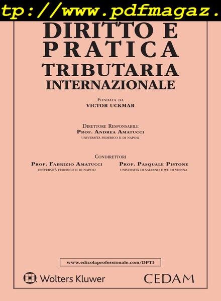 Diritto e pratica tributaria internazionale – Ottobre-Dicembre 2018 Cover