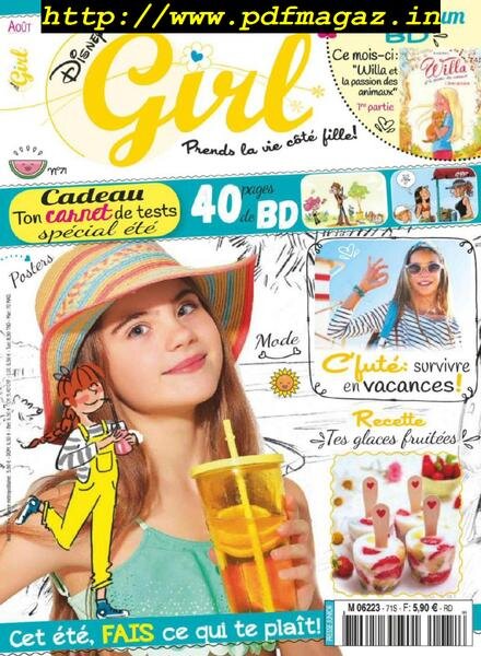 Disney Girl – aout 2019 Cover