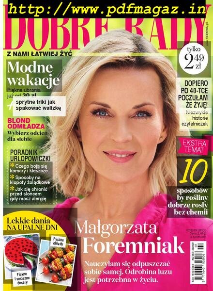 Dobre Rady – Lipiec 2019 Cover