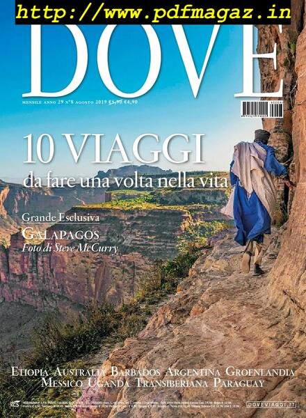 Dove – agosto 2019 Cover