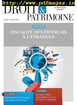 Droit & Patrimoine – 15 juillet 2019