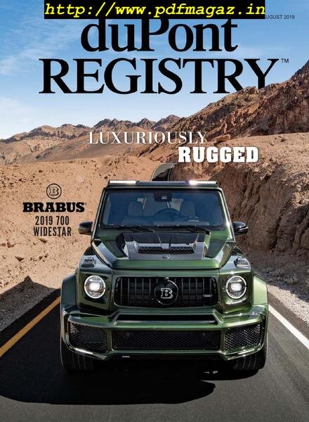 duPont Registry – August 2019 Cover