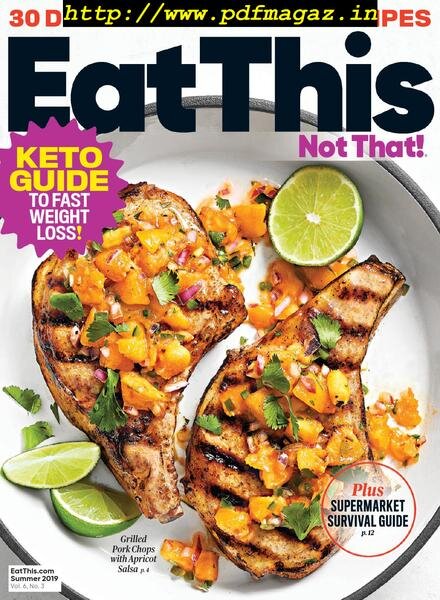 Eat This, Not That! – June 2019 Cover