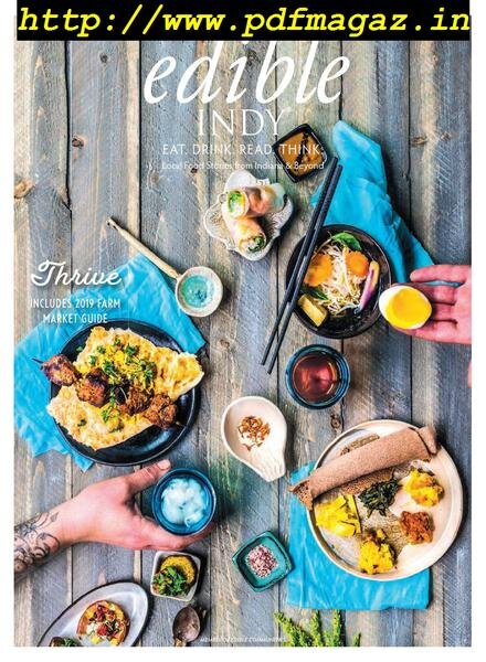 Edible Indy – Summer 2019 Cover