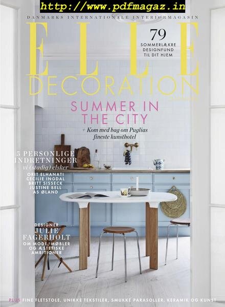 Elle Decoration Denmark – juni 2019 Cover