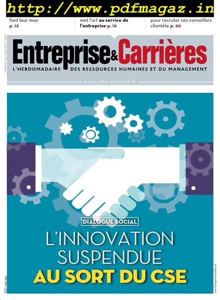 Entreprise & Carrieres – 01 juillet 2019 Cover