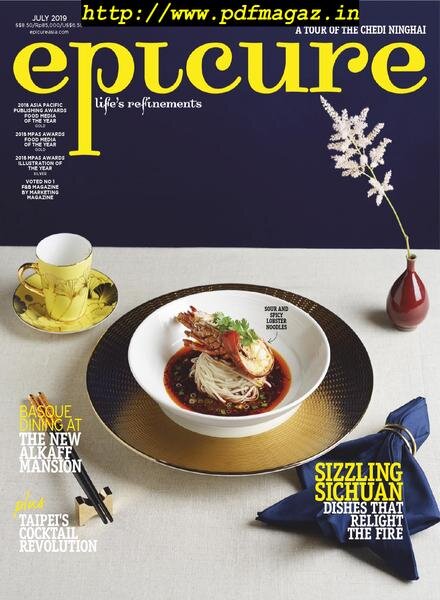 epicure Singapore – July 2019 Cover