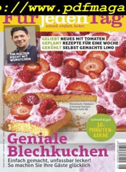 Essen & Trinken Fur jeden Tag – August 2019