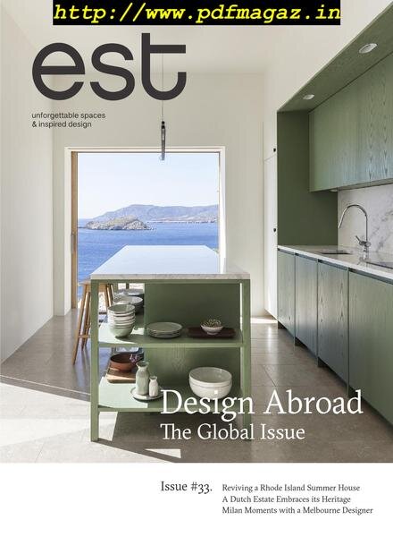 Est Magazine – Issue 33, 2019 Cover