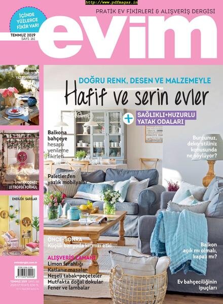 Evim – 01 Temmuz 2019 Cover