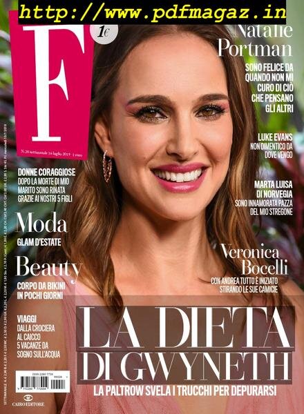 F – 17 Luglio 2019 Cover