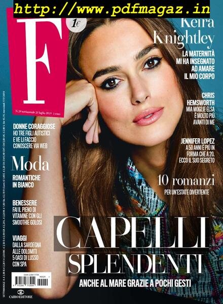 F – 24 Luglio 2019 Cover