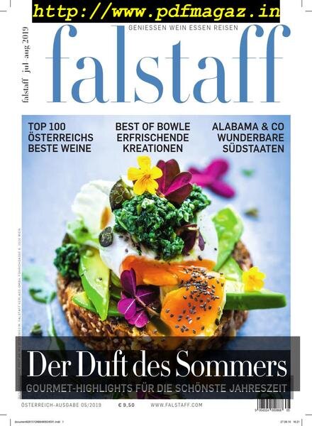Falstaff – Juli 2019 Cover