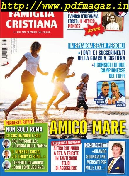Famiglia Cristiana – 21 Luglio 2019 Cover