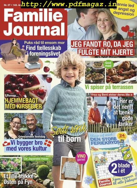 Familie Journal – 01 juli 2019 Cover