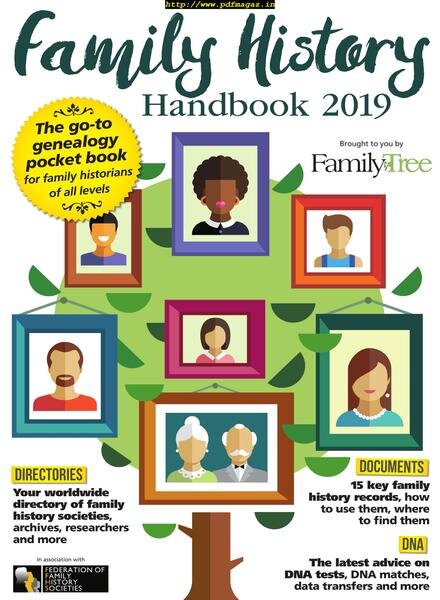 Family History Handbook – July 2019 Cover