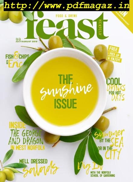 Feast Norfolk – July-August 2019 Cover