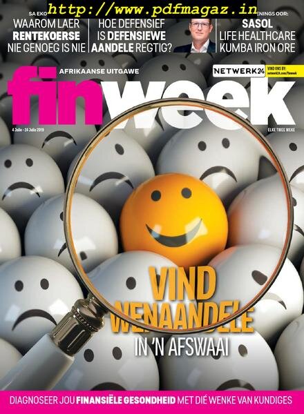 Finweek Afrikaans Edition – Julie 04, 2019 Cover