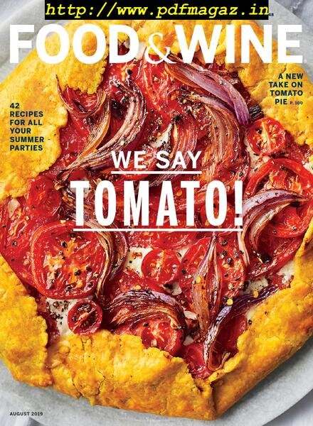 Food & Wine USA – August 2019 Cover
