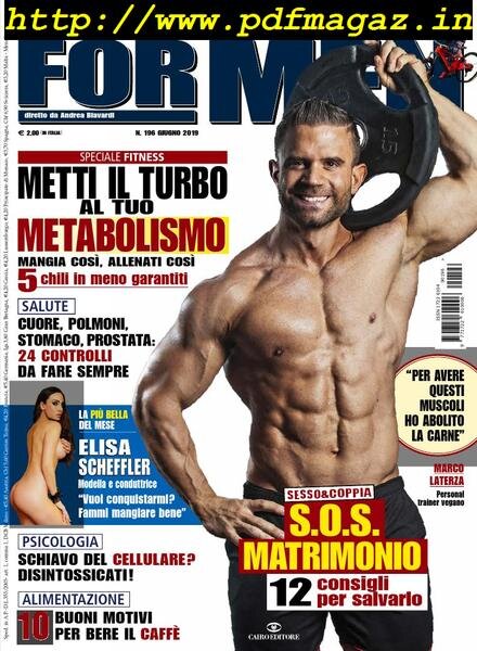 For Men Magazine – Giugno 2019 Cover