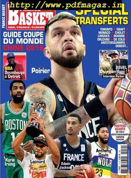 France Basket – aout 2019 Cover