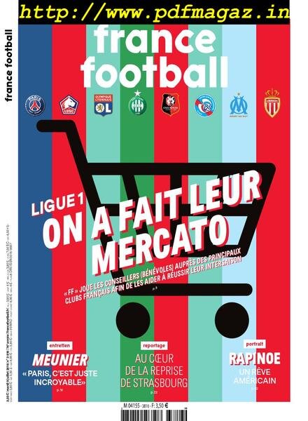 France Football – 09 juillet 2019 Cover