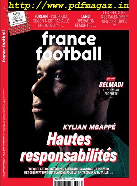 France Football – 23 juillet 2019 Cover