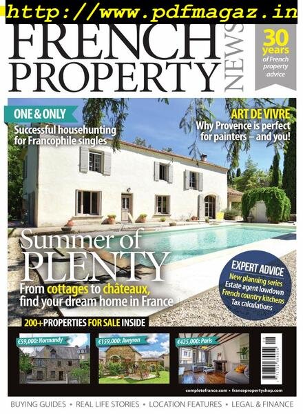 French Property News – August 2019 Cover