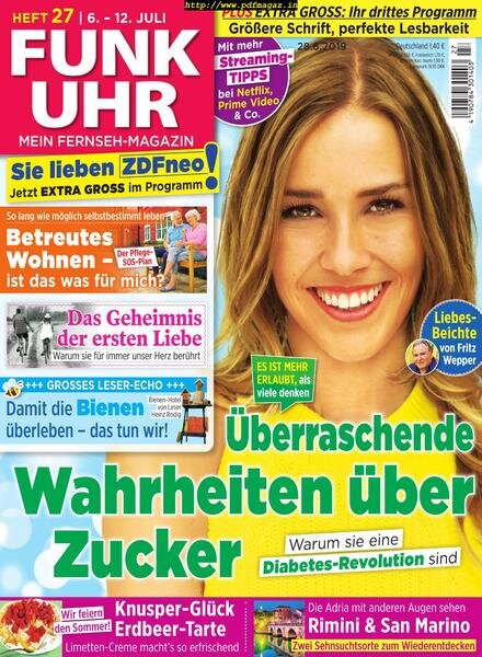 Funk Uhr – 28 Juni 2019 Cover