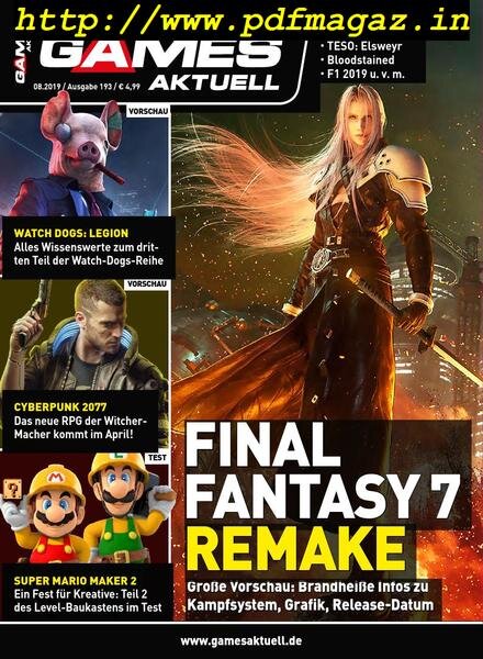 Games Aktuell – August 2019 Cover