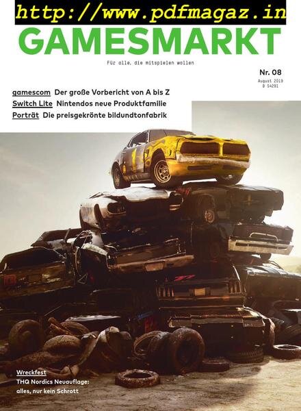 Gamesmarkt – August 2019 Cover