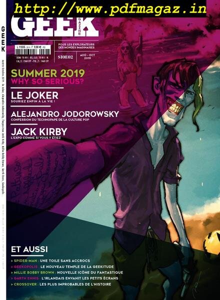 Geek France – aout-septembre 2019 Cover