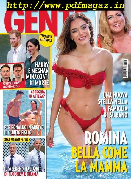 Gente Italia – 06 luglio 2019 Cover