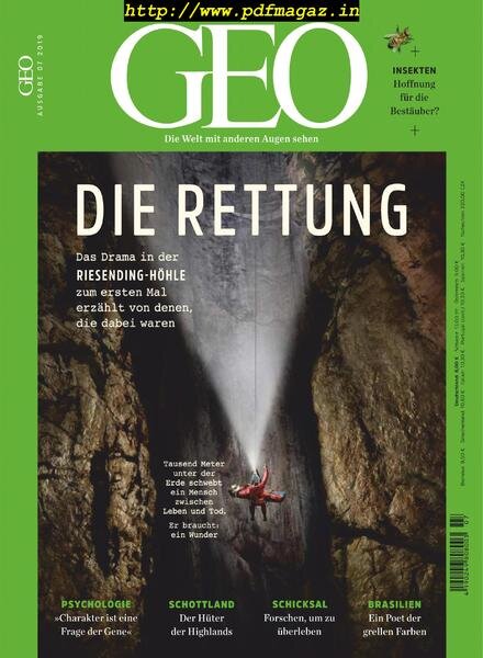 Geo Germany – Juli 2019 Cover