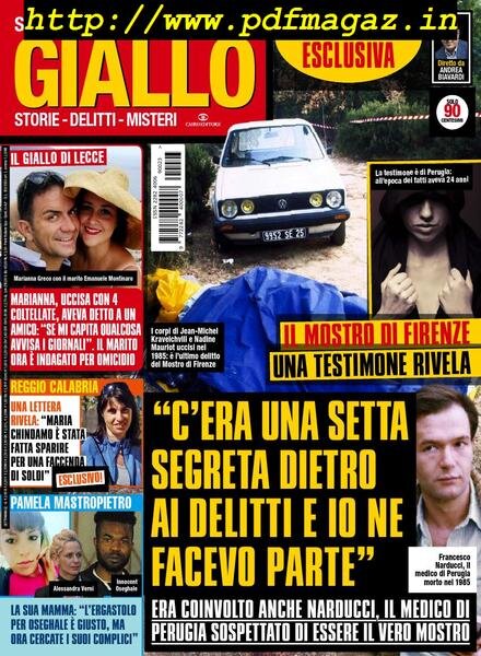Giallo – 12 Giugno 2019 Cover