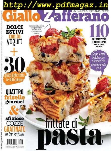 Giallo Zafferano – Giugno 2019 Cover