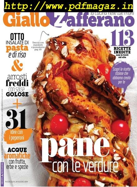Giallo Zafferano – Luglio 2019 Cover
