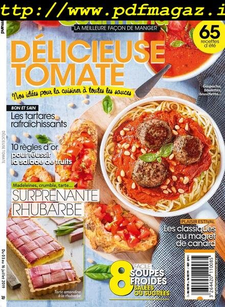 Gourmand – 02 juillet 2019 Cover