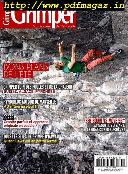 Grimper – juillet 2019 Cover