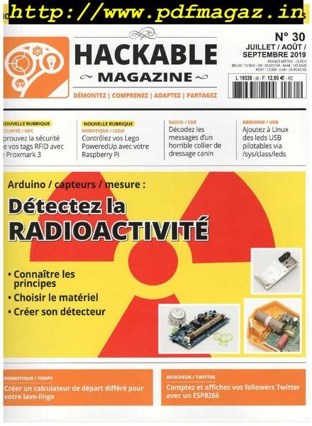 Hackable Magazine – Juillet-Aout 2019 Cover
