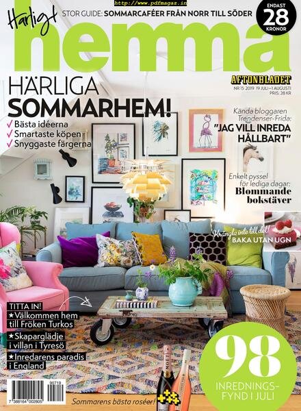 Harligt hemma – 19 juli 2019 Cover