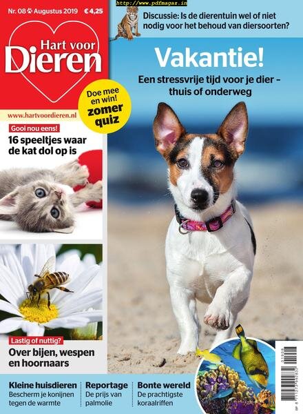 Hart voor Dieren – augustus 2019 Cover