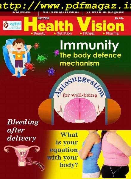 Health Vision – July 2019 Cover