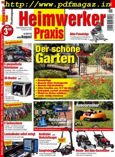 Heimwerker Praxis – Juli-August 2019 Cover