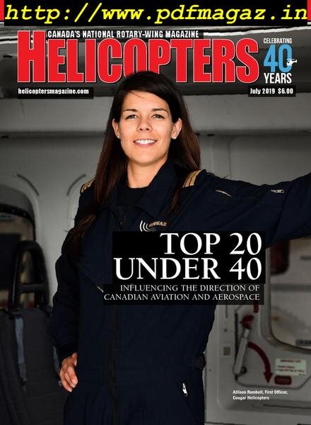 Helicopters – July 2019 Cover