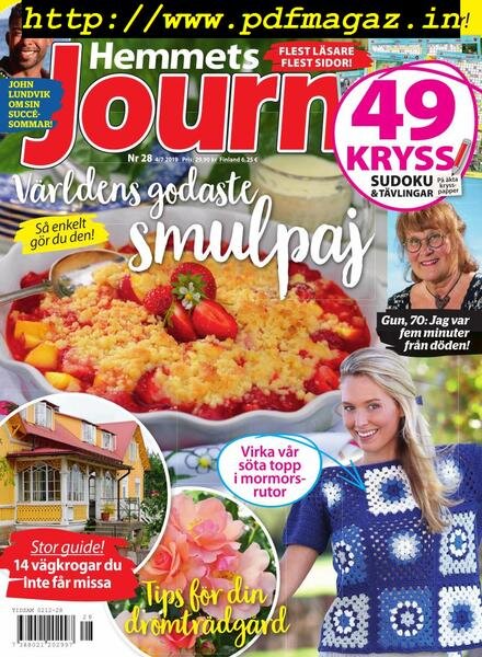 Hemmets Journal – 04 juli 2019 Cover