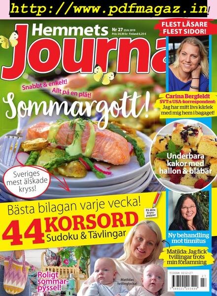 Hemmets Journal – 25 juni 2019 Cover