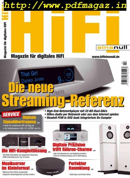 Hifi Einsnull – Juli-August 2019 Cover